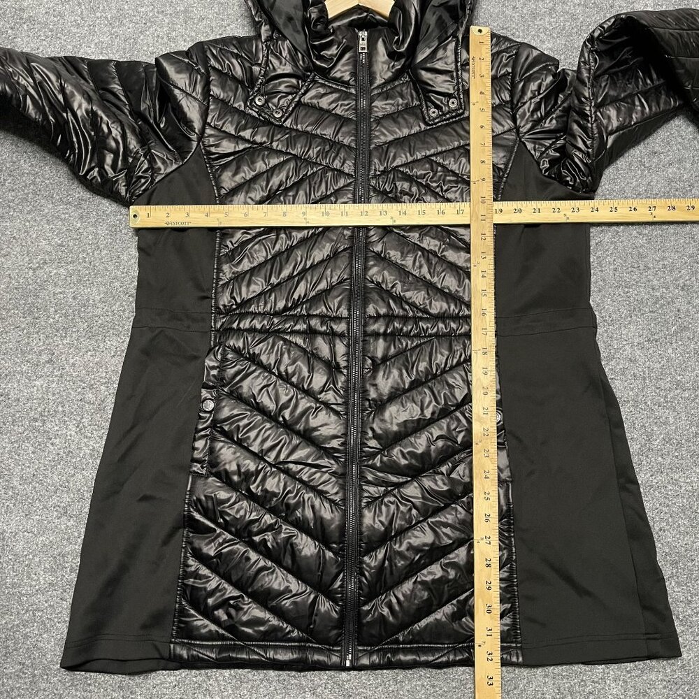 Andrew Marc New York Women Hooded Quilted Puffer Jacket Winter Coat 2X Black - Picture 6 of 6